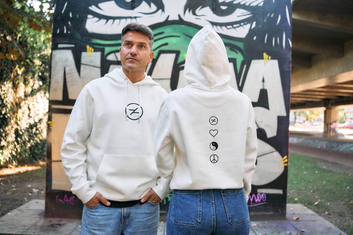 HOOD Hoodie Icon in Nichtweiß