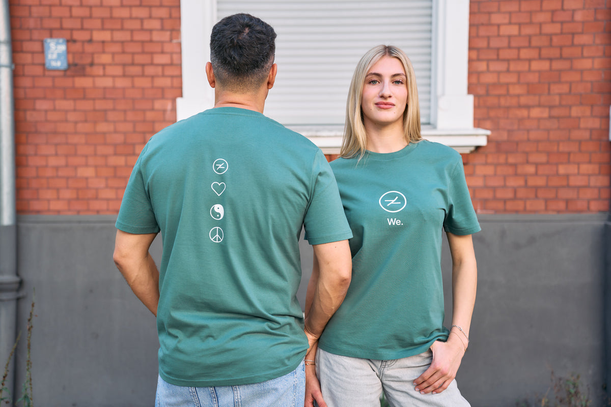HOOD T-Shirt We. in Buchtgrün