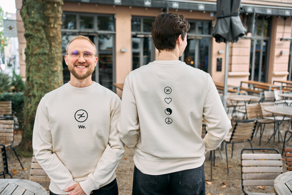 HOOD Sweater We. in Baumwoll-Natur