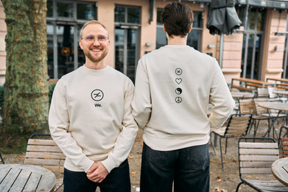 HOOD Sweater We. in Baumwoll-Natur