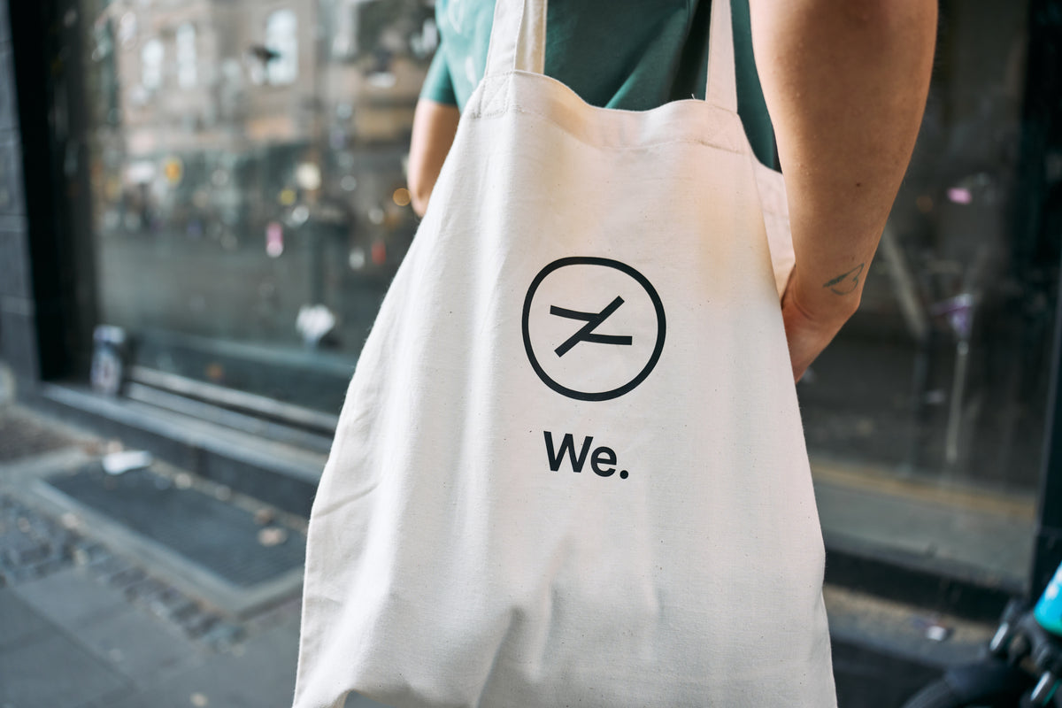 HOOD Tote Bag We. in Baumwoll-Natur