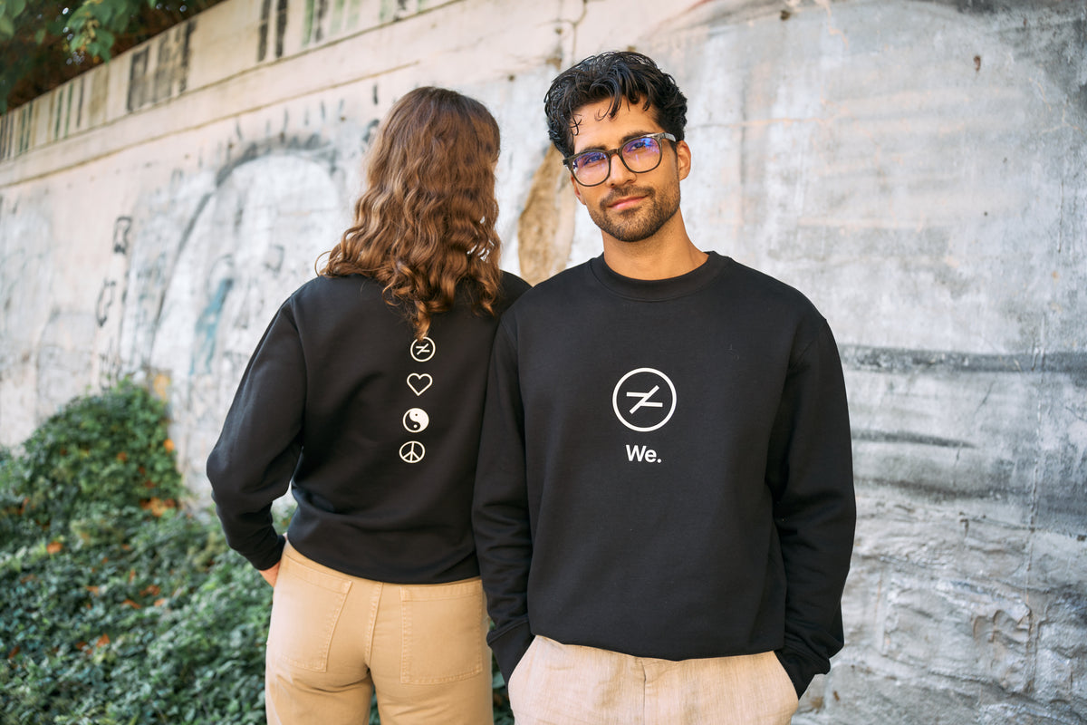 HOOD Sweater We. in Schwarz